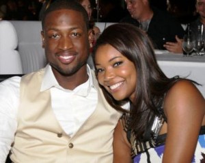 Dwayne Wade and Gabrielle Union