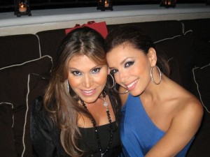 Loren Ridinger and Eva Longoria
