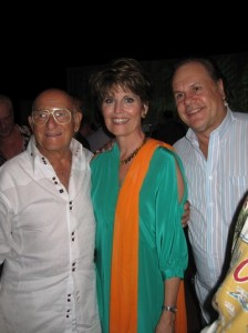 Sanford Ziff, Lucie Arnaz, and Harry (K.C.) Wayne Casey