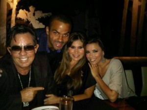 evatony JR Ridinger, Tony Parker, Loren Ridinger, and Eva Longoria